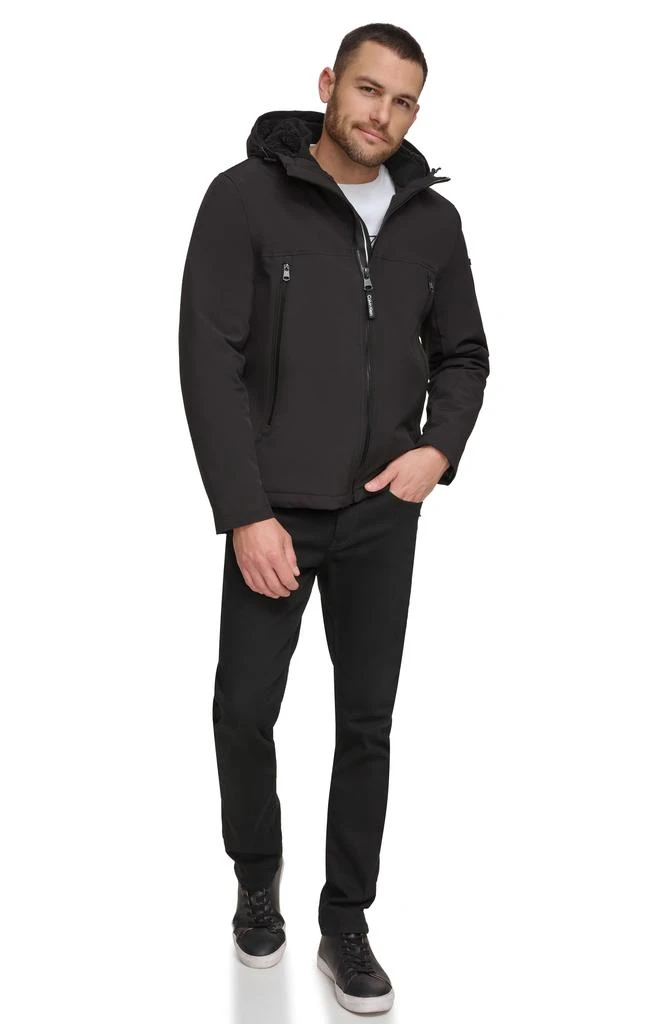 Calvin Klein Faux Shearling Lined Windbreaker Jacket 6