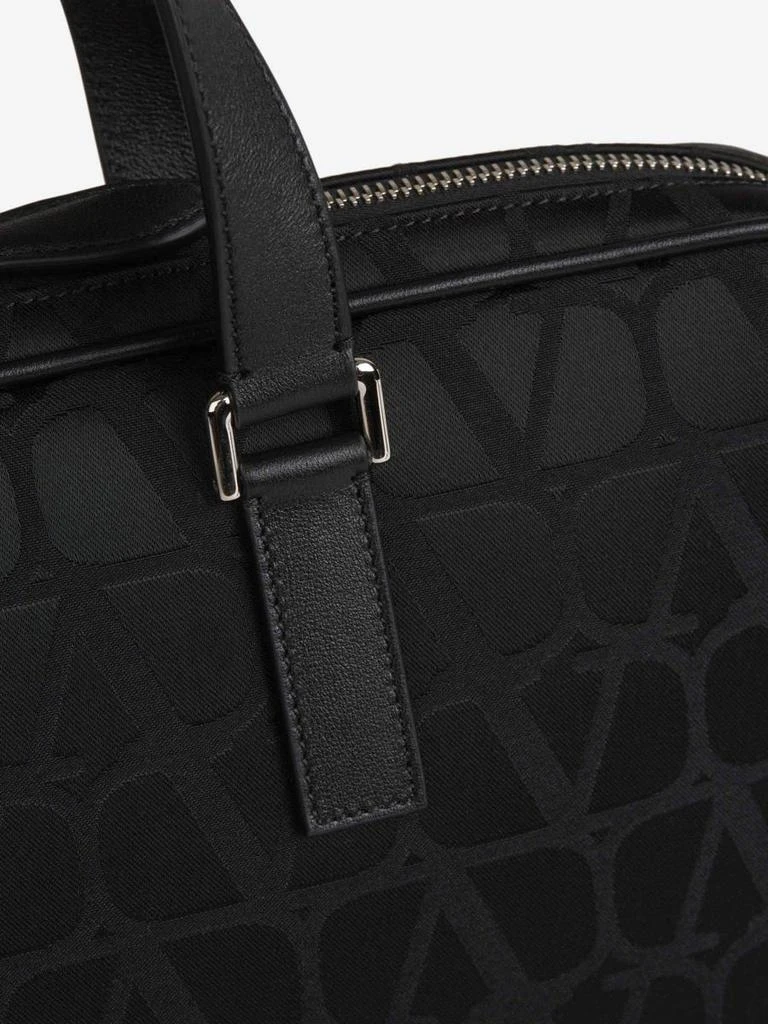 Valentino Valentino Garavani Toile Iconographe Briefcase Bag 5