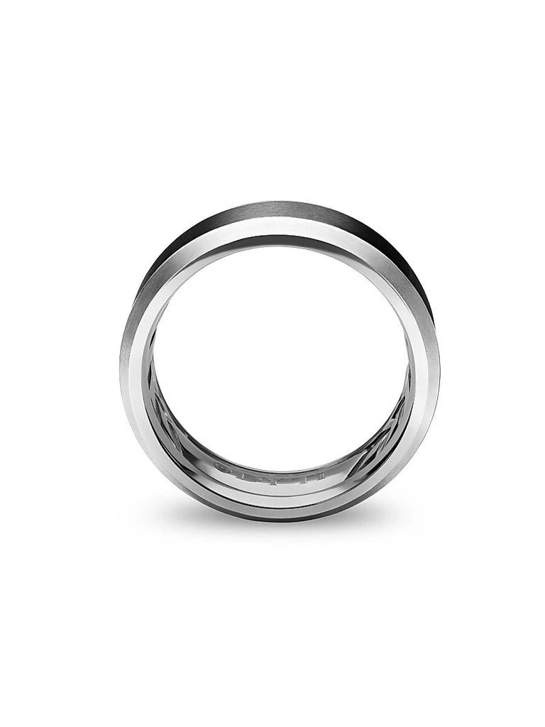 David Yurman Beveled Band Ring in Grey Titanium 5