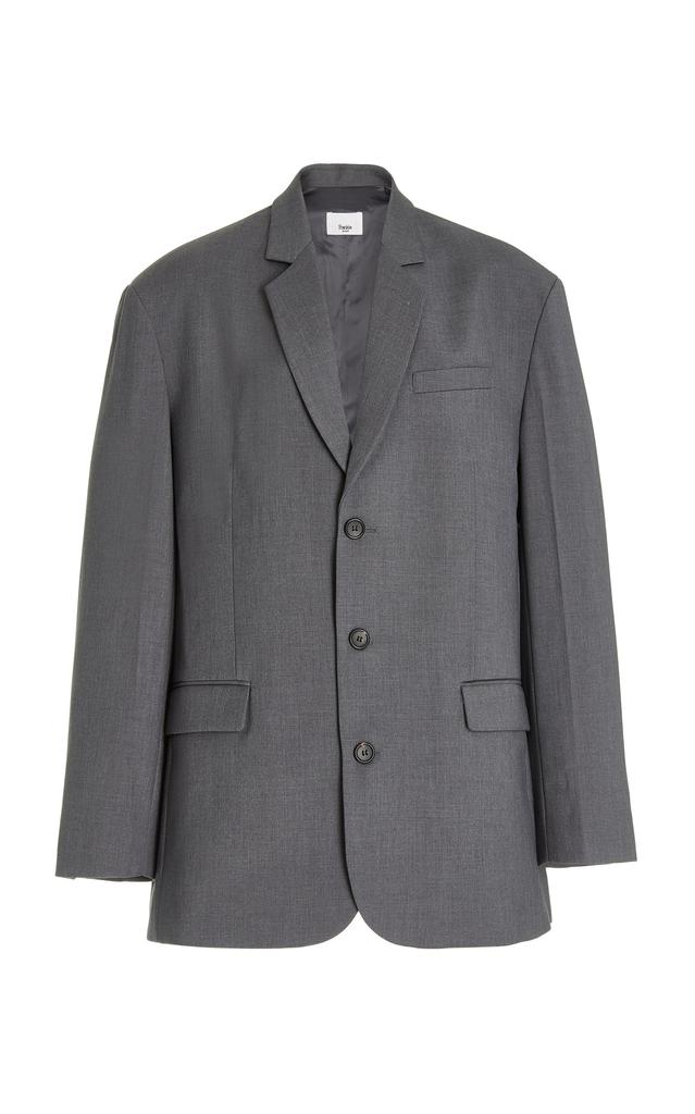 The Frankie Shop The Frankie Shop - Gelso Oversized Woven Blazer - Grey - XXS/XS - Moda Operandi