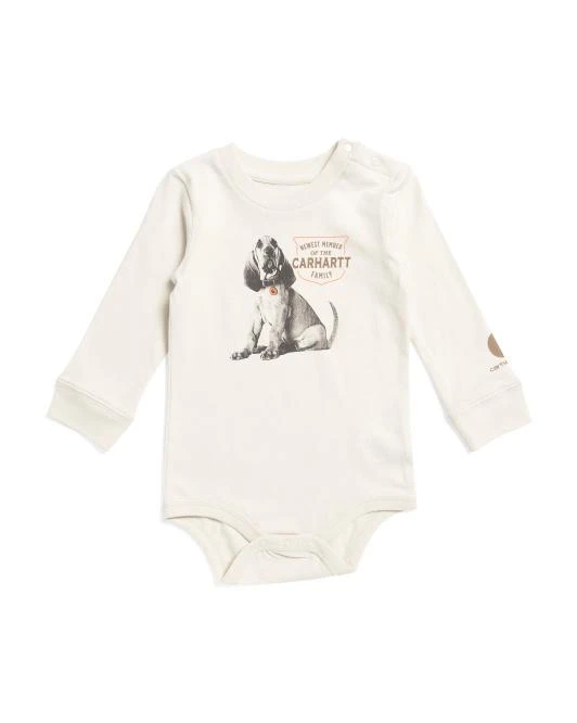 Carhartt Infant Boys Long Sleeve Dog Bodysuit