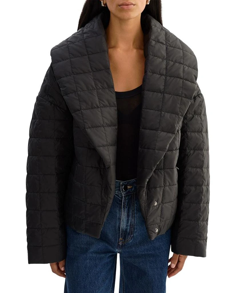 LaMarque Melissa Shawl Collar Quilted Jacket 1