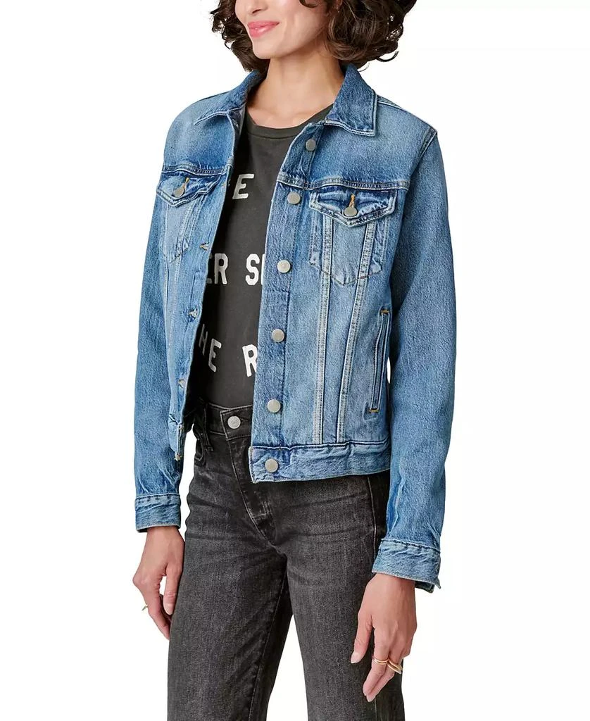 Lucky Brand Women's Tomboy Denim Trucker Jacket 3