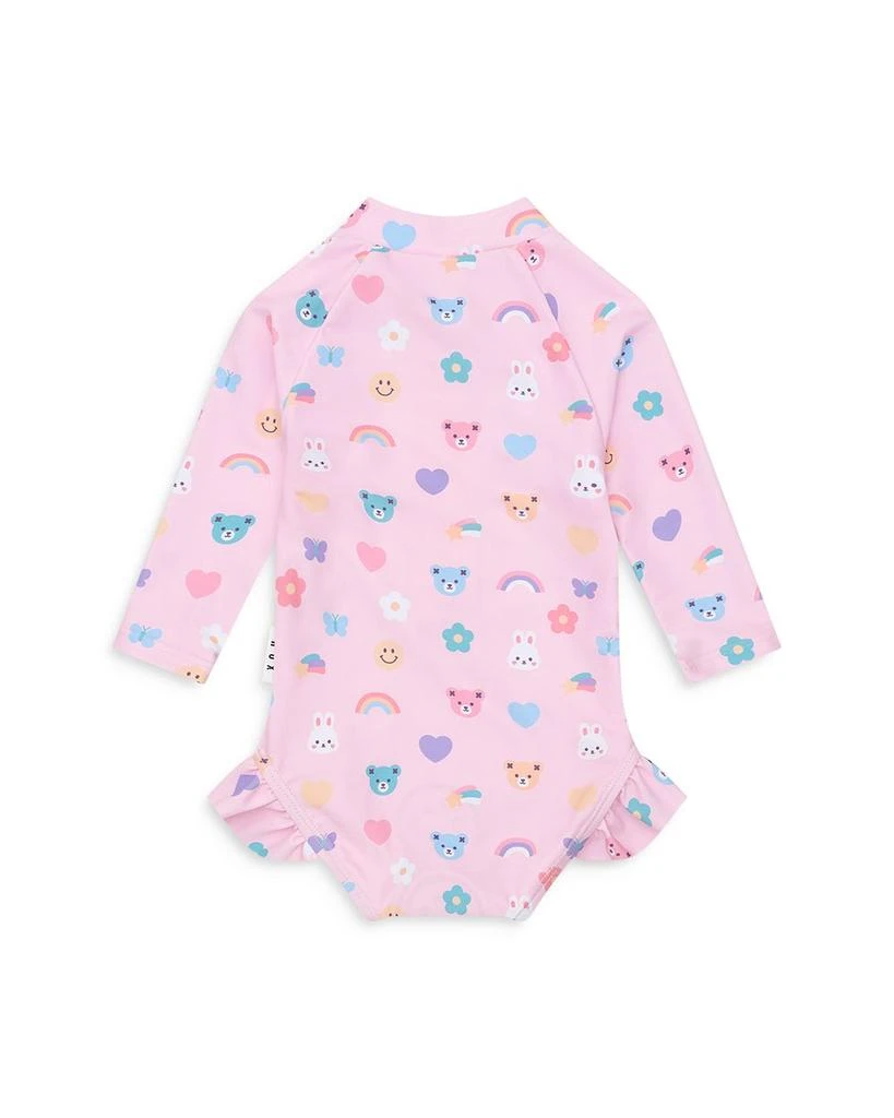 Huxbaby Girls' Hux Emoji Zip Swimsuit - Baby 3