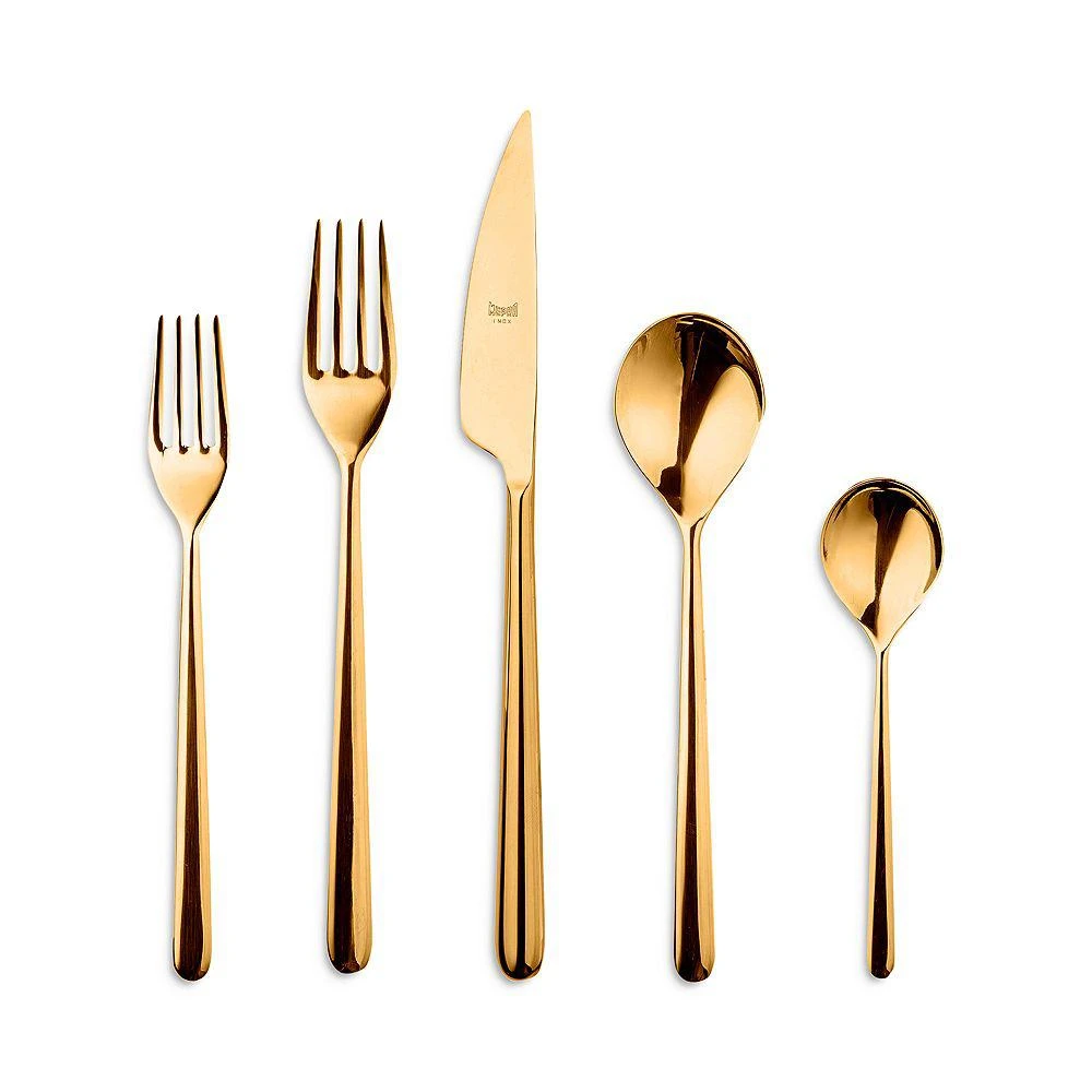 Mepra Linea Oro 5-Piece Place Setting 2