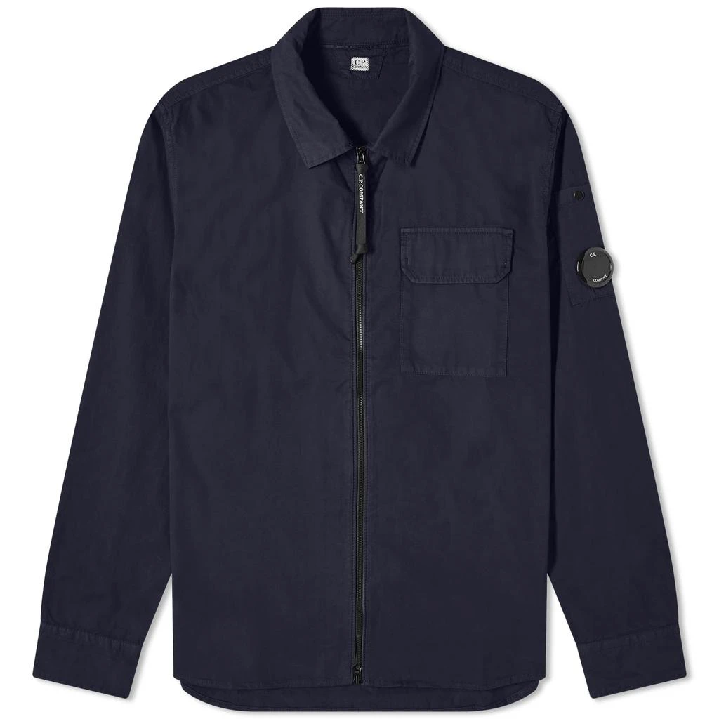 C.P. Company C.P. Company Gabardine Zipped Shirt 1