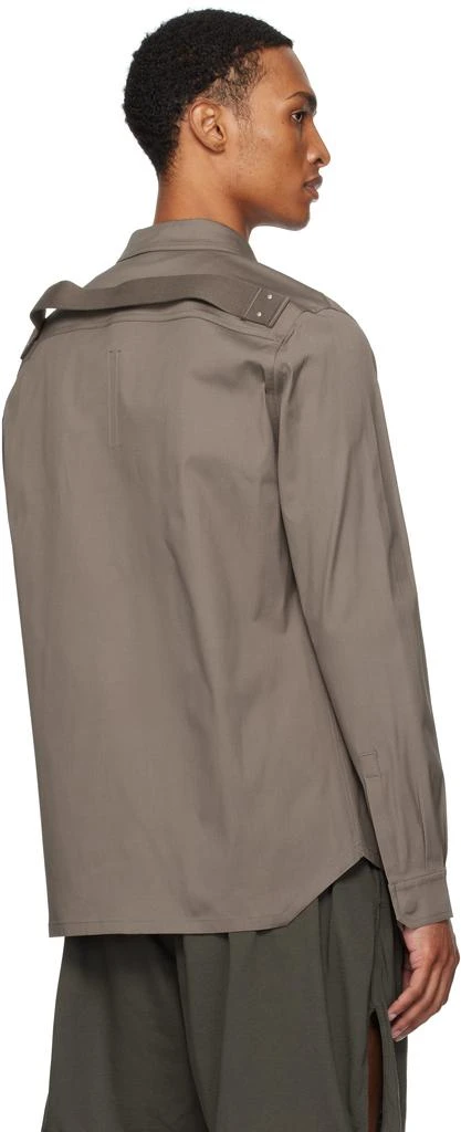 Rick Owens Gray Concordians Outer Shirt 3