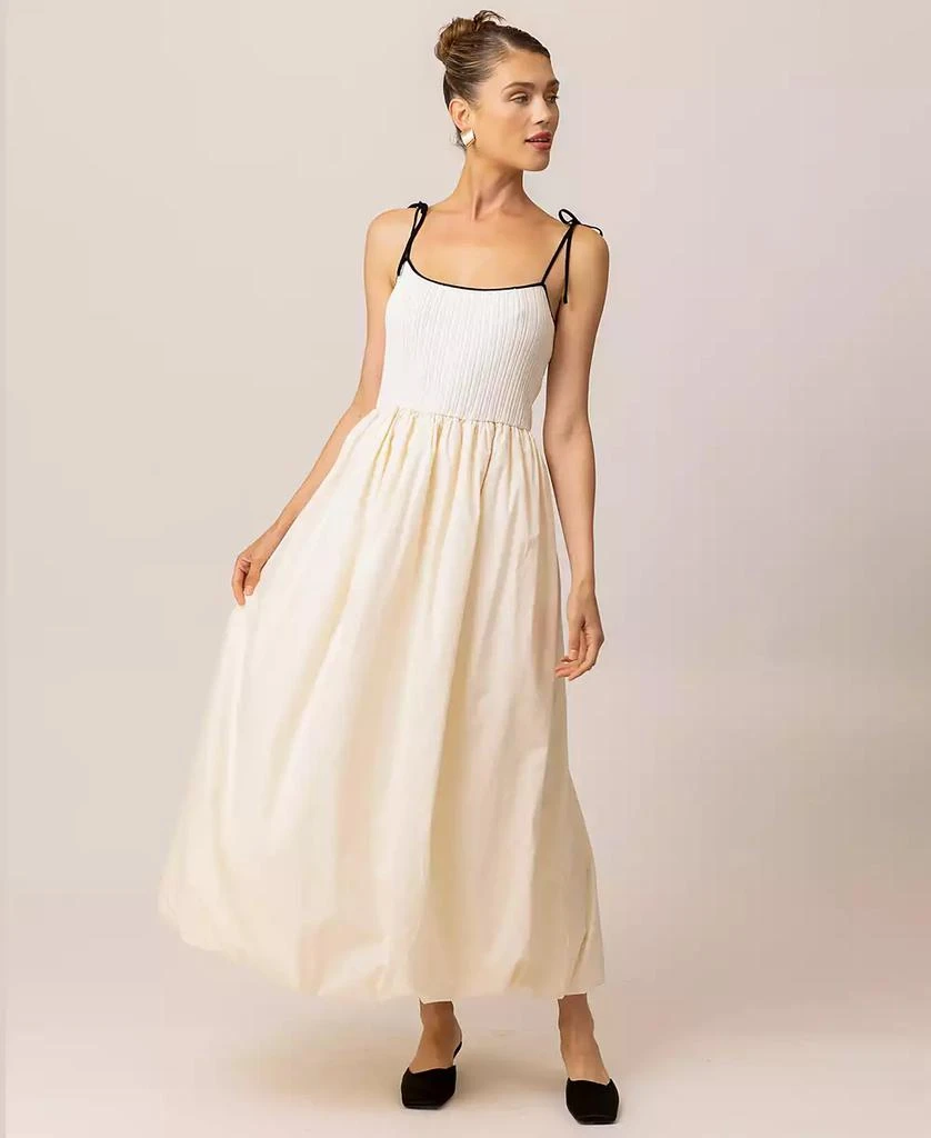 Line & Dot Women's Jules Mixed-Media Maxi Dress 2