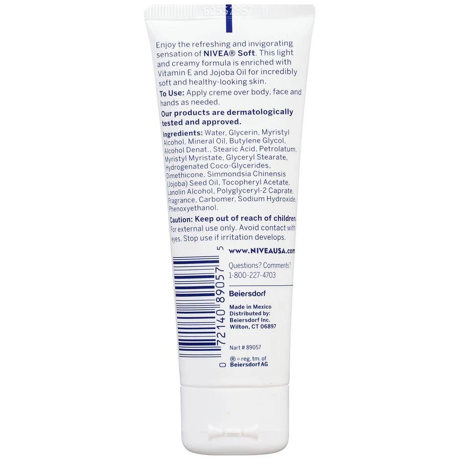 Nivea Refreshingly Soft Moisturizing Cream For Face, Body And Hands 3