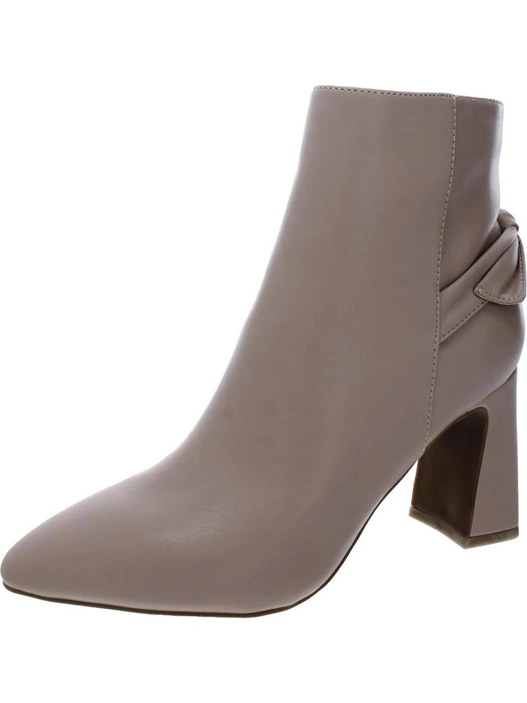Bandolino Kendra  Womens Faux Leather Pointed Toe Booties 1