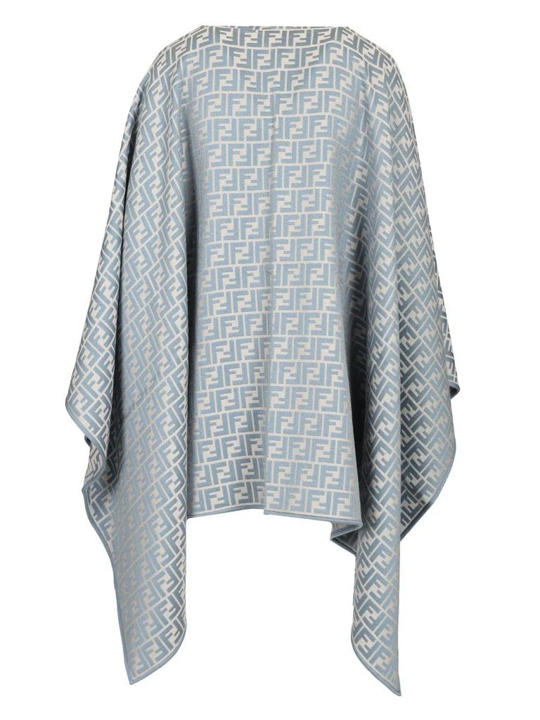 Fendi Wool And Silk Poncho 2
