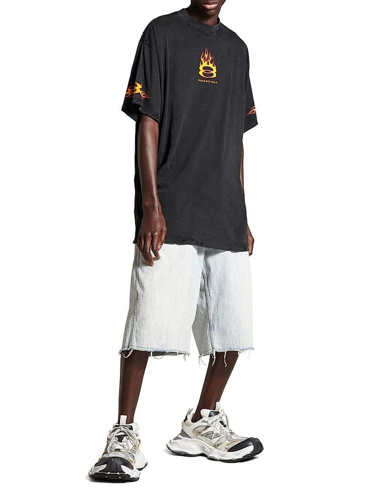 Balenciaga Burning Unity Oversized T-Shirt 3