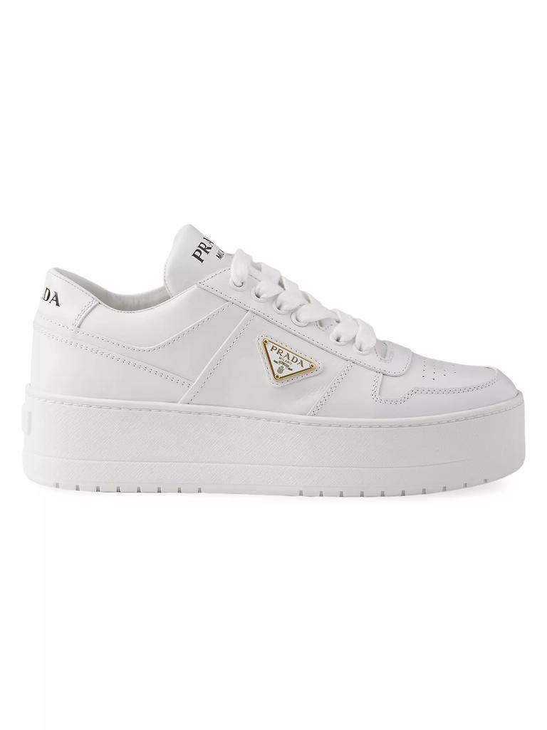 Prada Downtown Bold Leather Sneakers