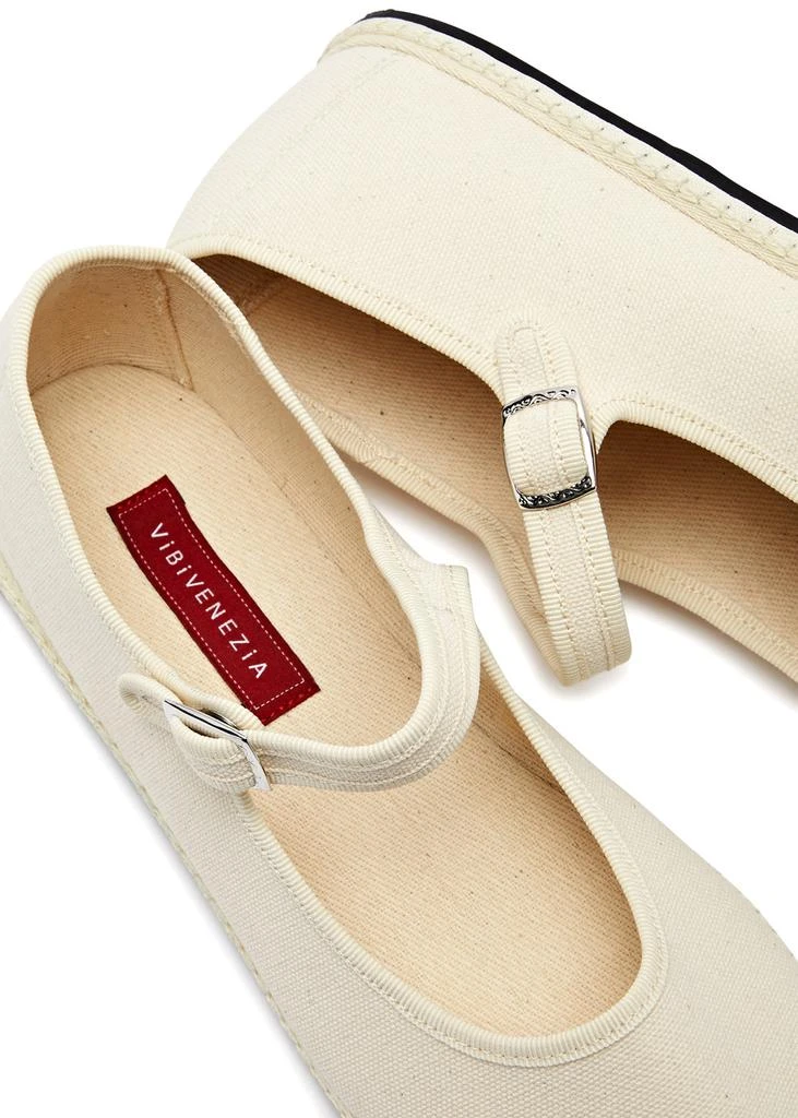 VIBI VENEZIA Canvas Mary Jane flats 3