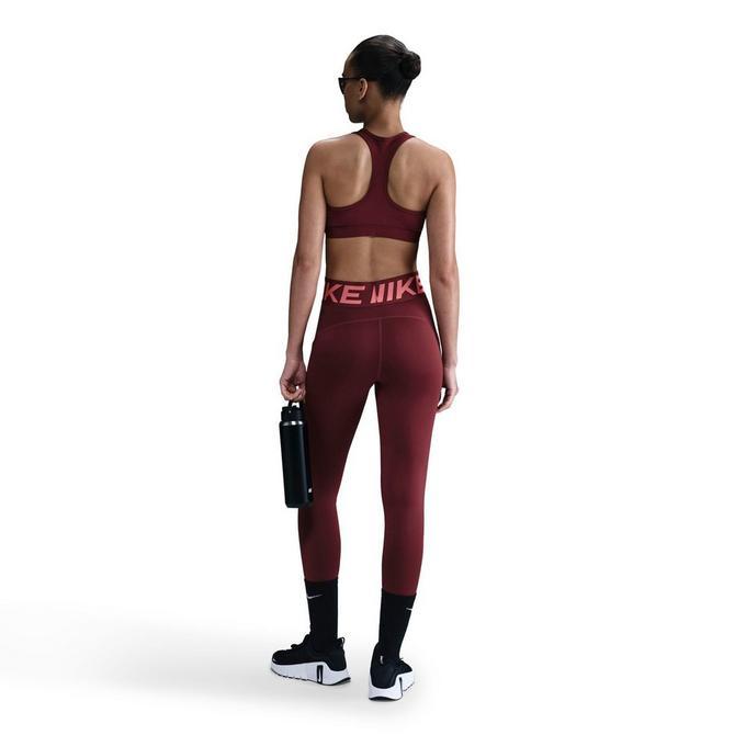 nike pro crossover waistband ankle leggings