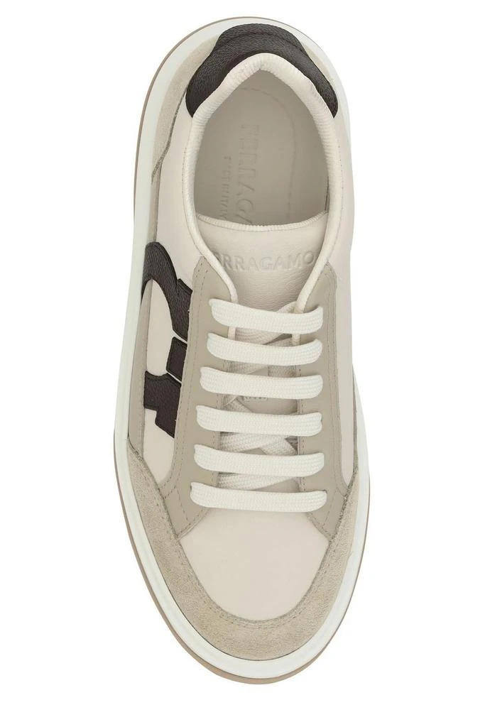 Salvatore Ferragamo Ferragamo Gancini Ornament Low Top Sneakers 4