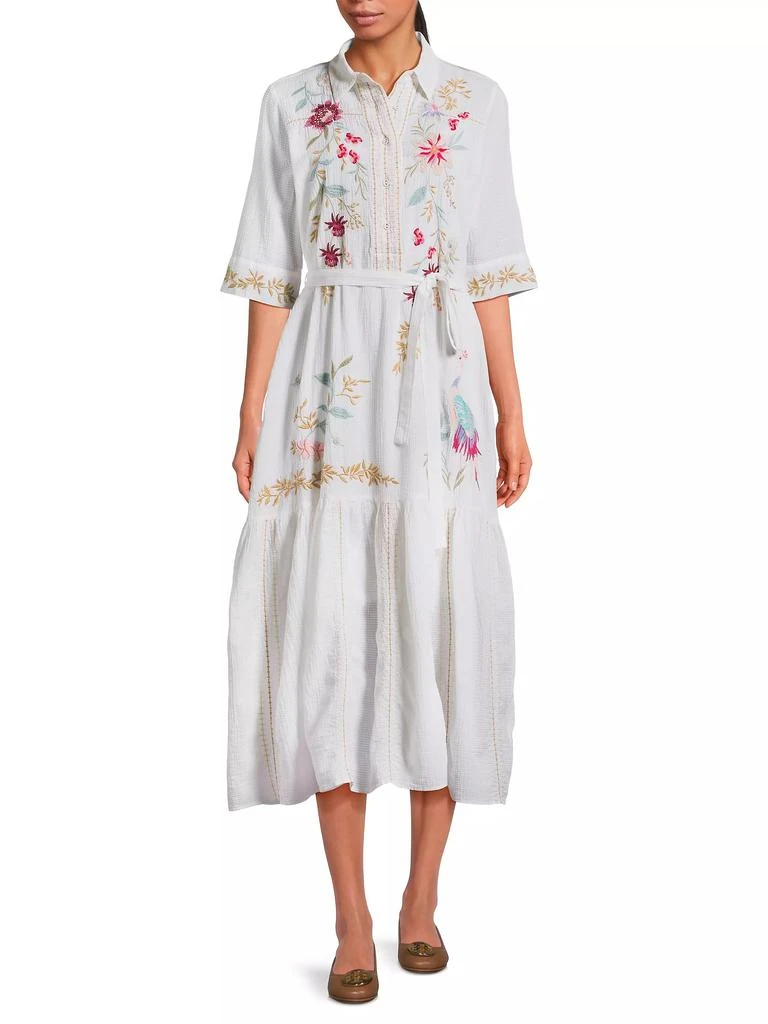 Johnny Was Darcey Embroidered Shirtdress 2