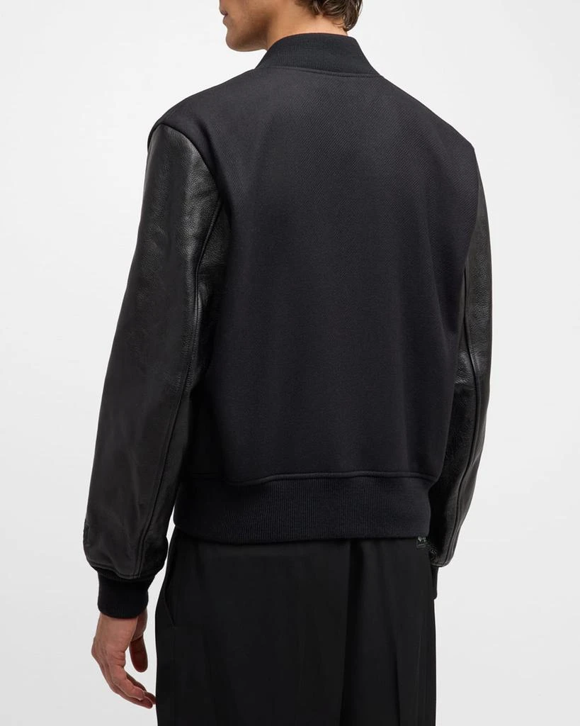 AMIRI Men's Staggered Logo Varsity Jacket 3