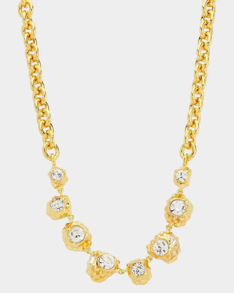 Oscar de la Renta Textured Scramble Chain Necklace