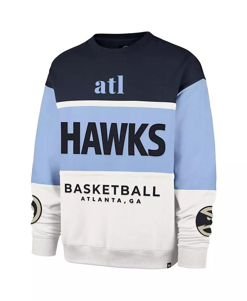 47 Brand Men's and Women's Light Blue Atlanta Hawks 2024/25 City Edition On Five Maximalist Pullover Sweatshirt