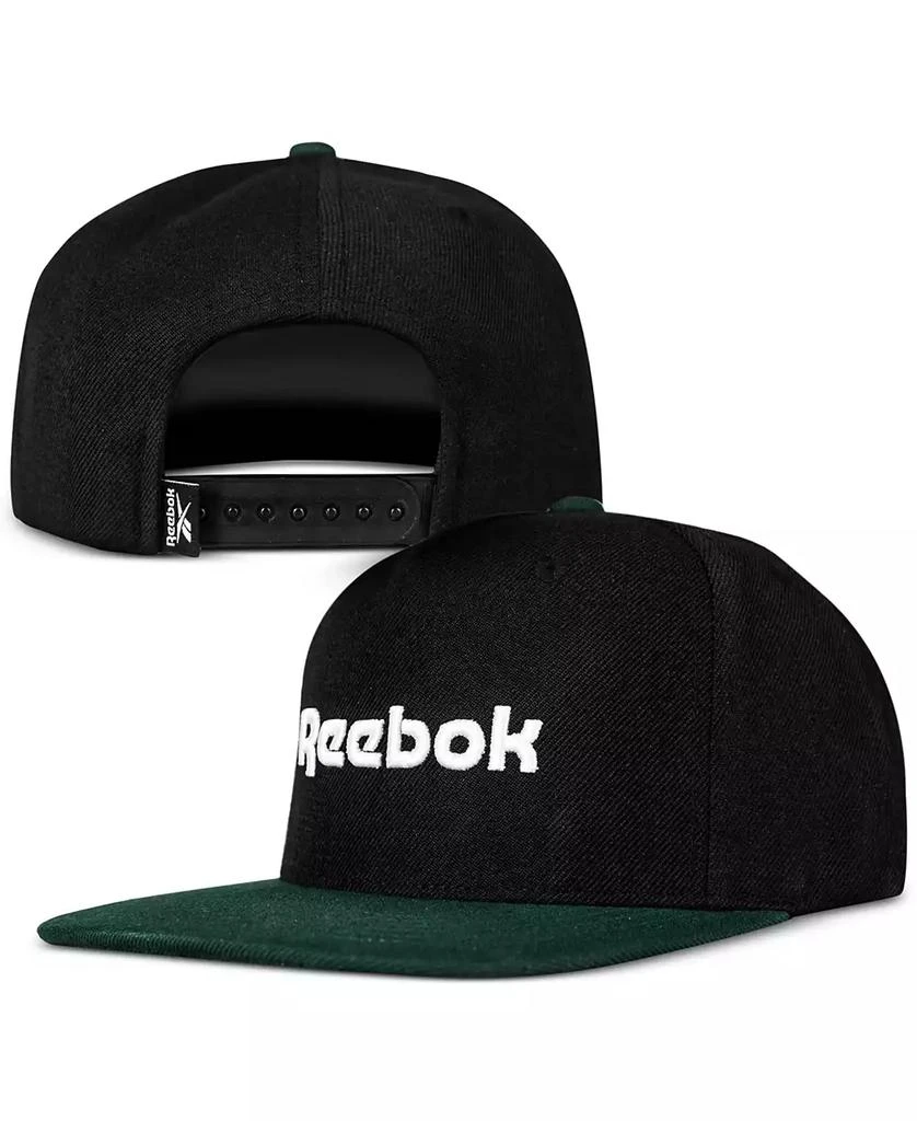 Reebok Men's Logo Embroidered Flat-Brim Snapback Hat 5
