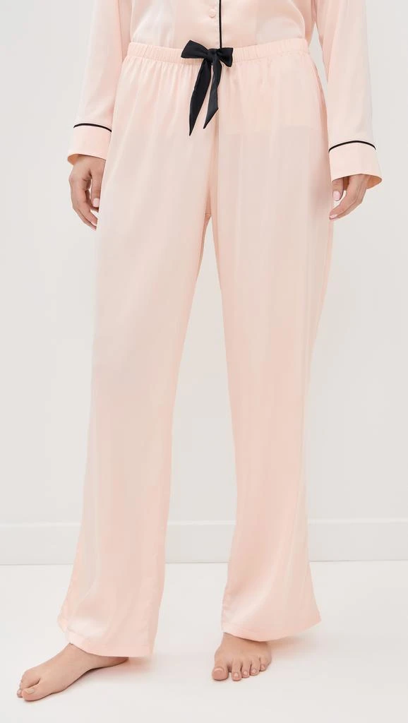 BLUEBELLA Claudia Luxury Satin Long Pajama Set 4