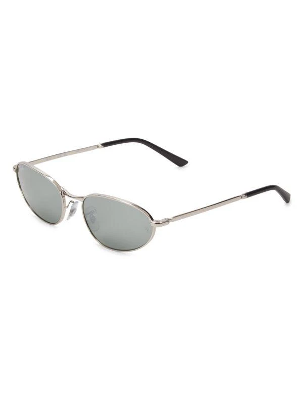 Ray-Ban RB3734 58MM Mirrored Oval Sunglasses 2