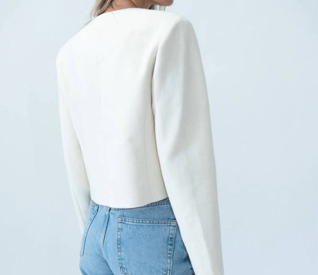 Sage 
Clare Sage 
Clare - Women
s Blakey Round Neck Blazer 2