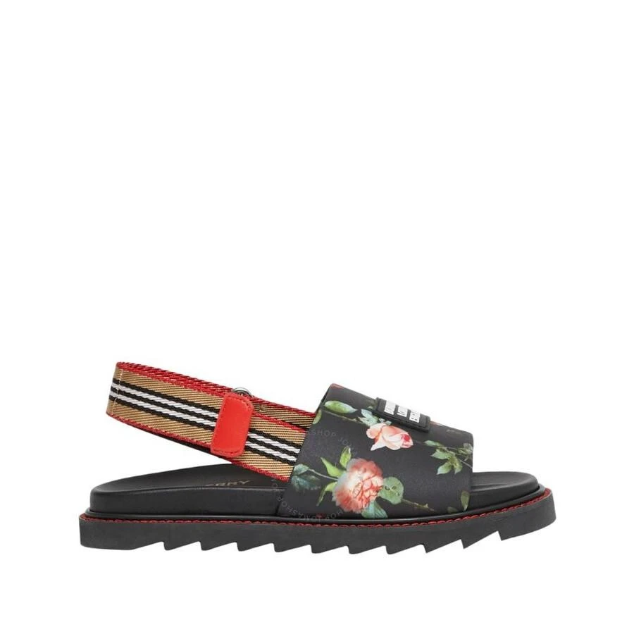 Burberry Kids Bryson Icon Stripe Floral Sandals 1
