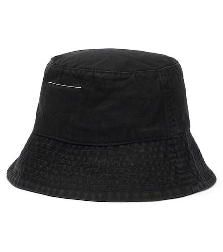 MM6 Logo cotton bucket hat 3