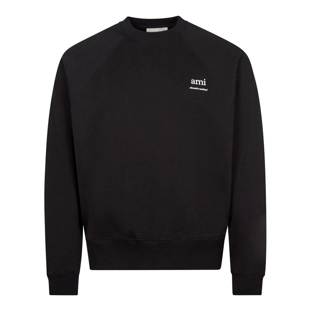 Ami Paris Ami Paris Logo Sweatshirt - Black 1