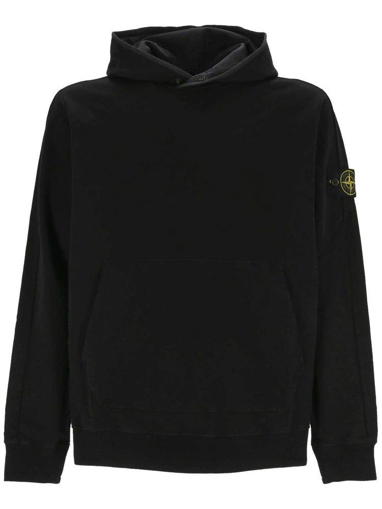 Stone Island Stone Island Logo-Patch Long-Sleeved Hoodie 1