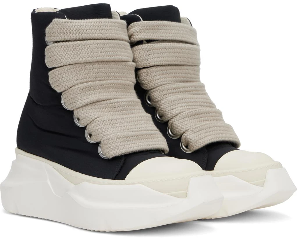 Rick Owens Black Porterville Jumbo Laced Abstract Sneakers 4