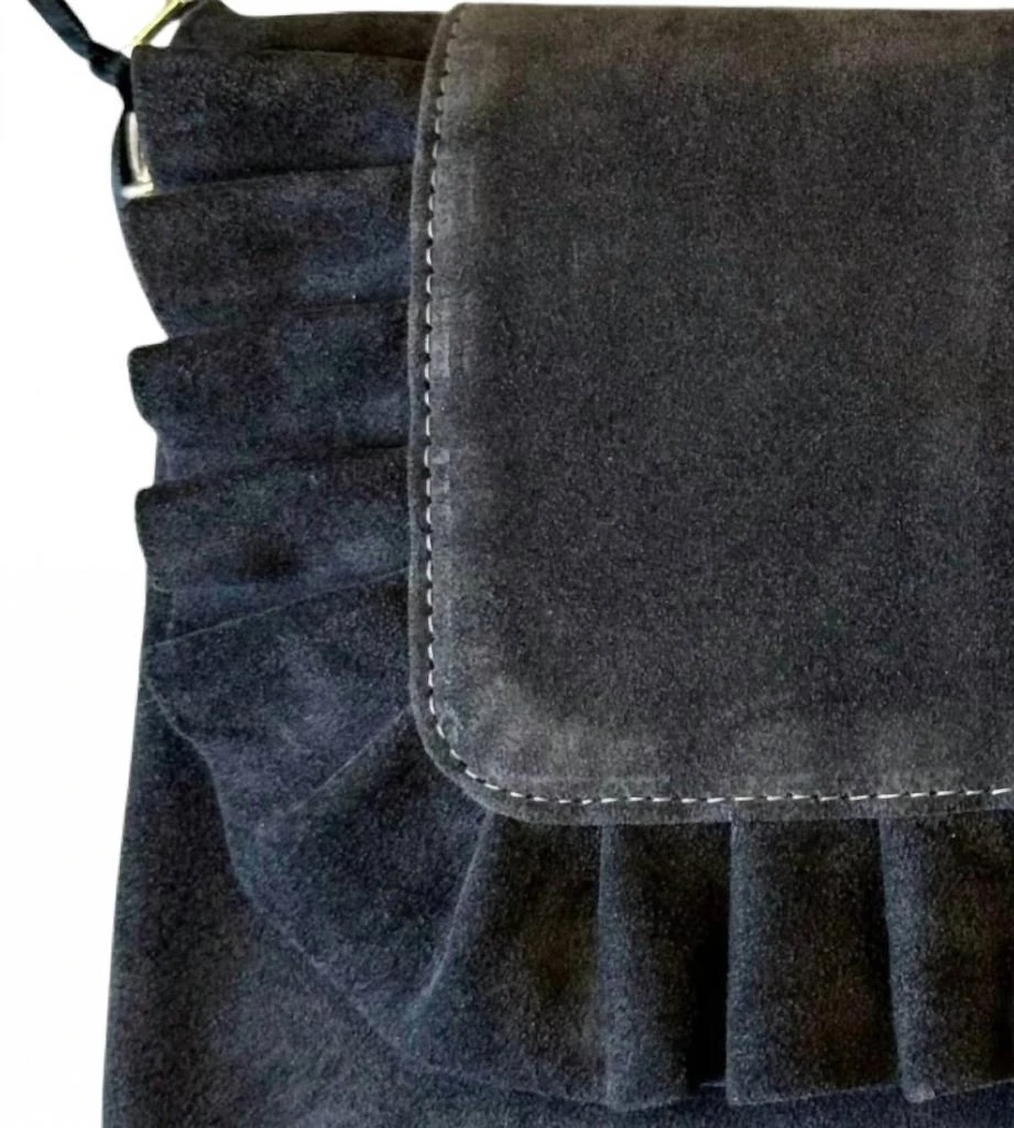 LAGGO Women
s Riwana Clutch Bag In Grey Suede 2