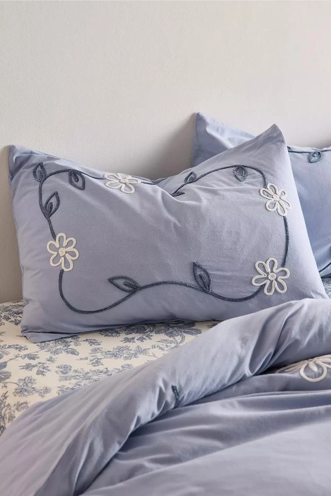 Urban Outfitters Falling Vines Floral Sham Set 1