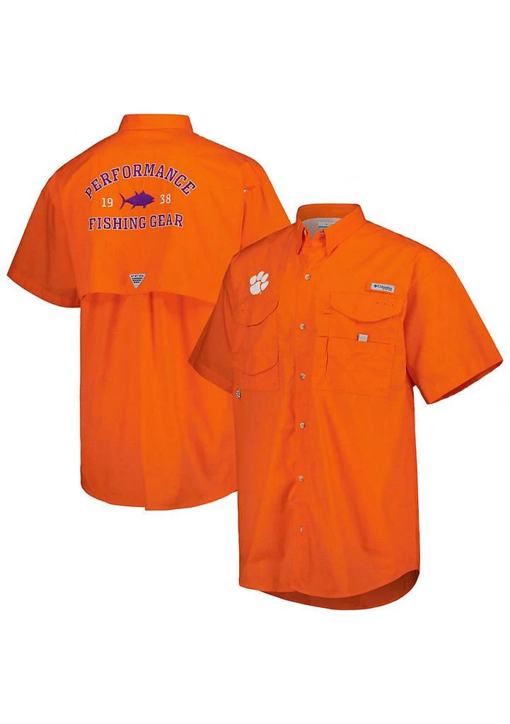 Columbia NCAA Clemson Tigers Bonehead Button-Up Shirt