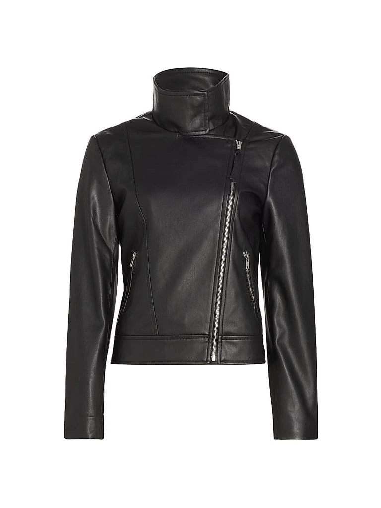 Susana Monaco Faux Leather Moto Jacket 1