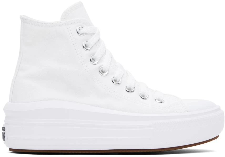 Converse White Chuck Taylor All Star Move High Top Sneakers 1