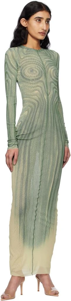 Jean Paul Gaultier Blue 'The Long Spirale' Maxi Dress 4