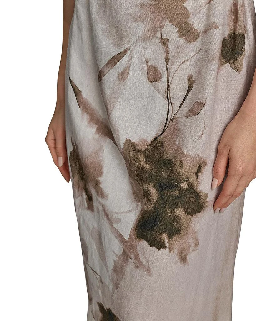 Donna Karan Belted Midi Dress 4