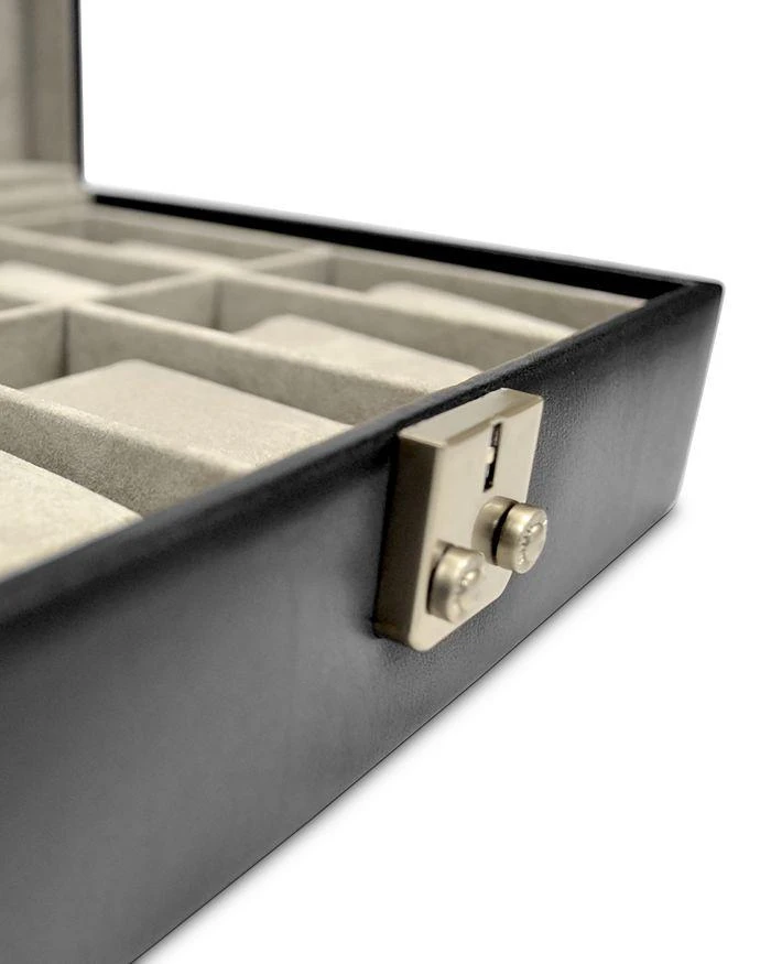 ROYCE New York Ten-Slot Leather Watch Box 4
