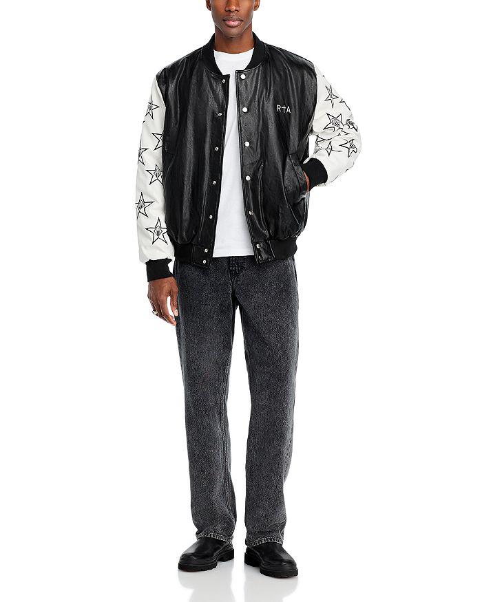 RTA Black and White Stars Jacket