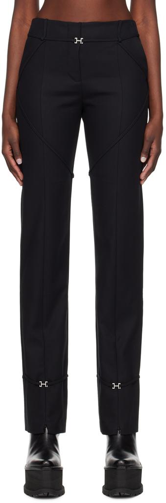 HELIOT EMIL Black Amentum Trousers