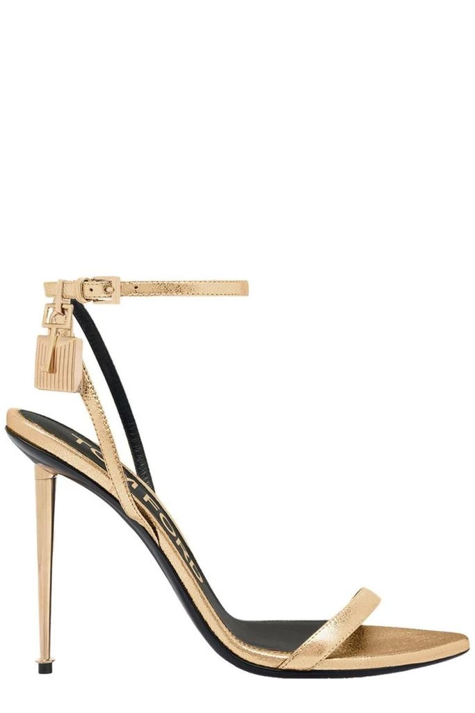 Tom Ford Tom Ford Laminated Padlock Pointy Sandals 1