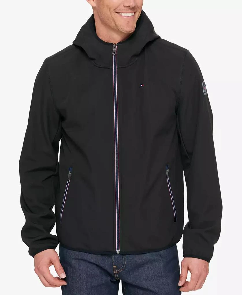 Tommy Hilfiger Men's Hooded Soft Shell Jacket 1