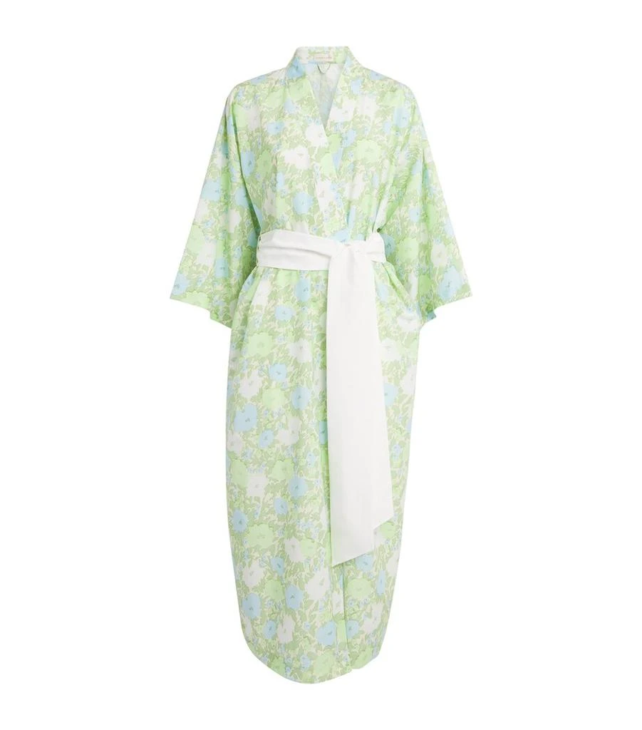 OLIVIA VON HALLE Cotton-Silk Hester Amaya Robe 1
