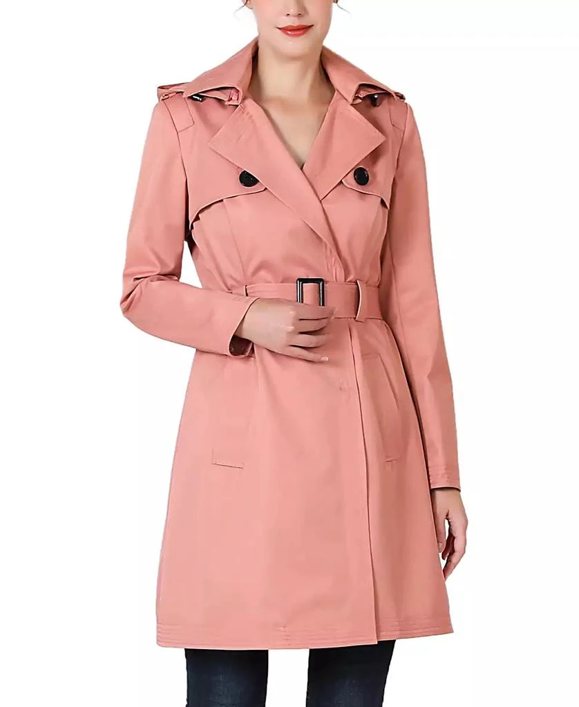 kimi + kai Women's Angie Water Resistant Hooded Trench Coat 1