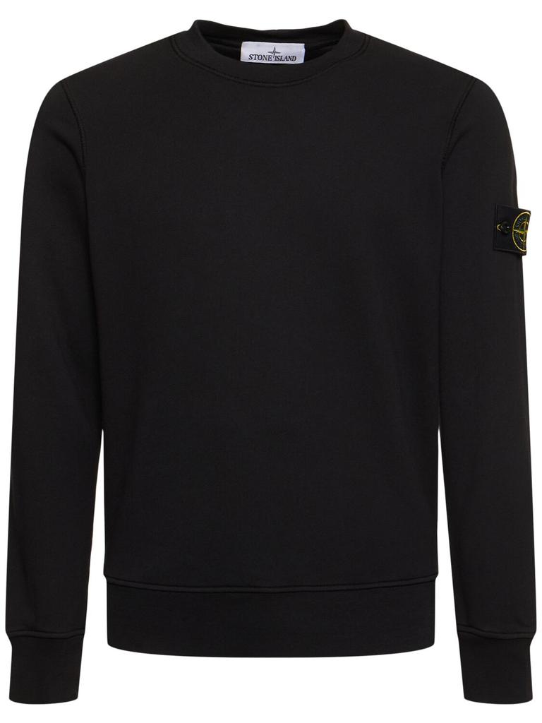 Stone Island Crewneck Cotton Sweatshirt