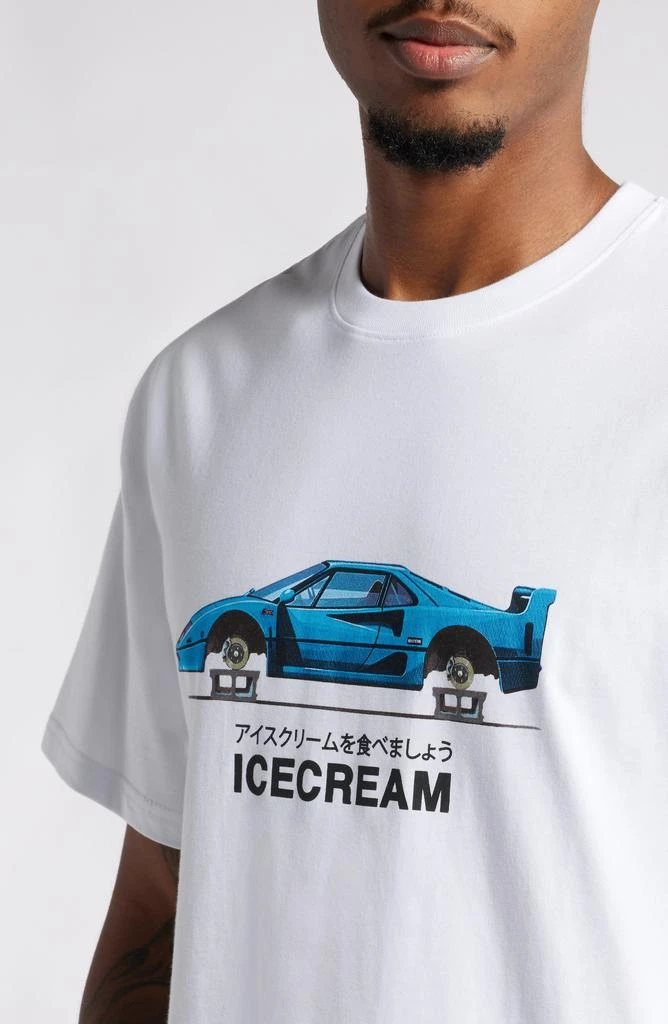 Icecream On Ice Cotton Graphic T-Shirt 4