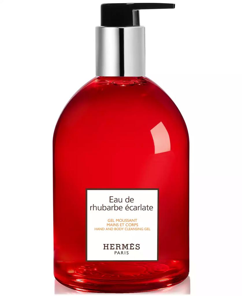 Hermes Eau de Rhubarbe Écarlate Hand & Body Cleansing Gel, 10.1 oz.